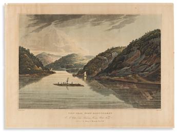 (HUDSON RIVER PORTFOLIO.) John Hill; after William Guy Wall. Group of 5 hand-colored aquatint and engraved plates.